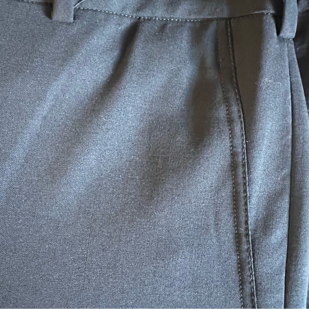 6397 wool cropped cuffed navy trousers size 4 excellent condition - Picture 12 of 15